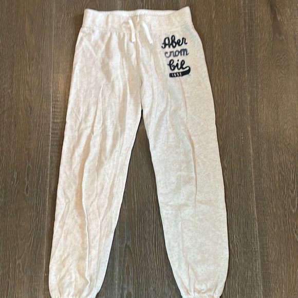 Abercrombie sweatpants off white kiss 11/12 - Picture 1 of 4
